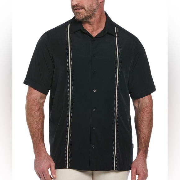 CUBAVERA PANEL SHIRT - CONTRAST STITCHING - Picture 1 of 6